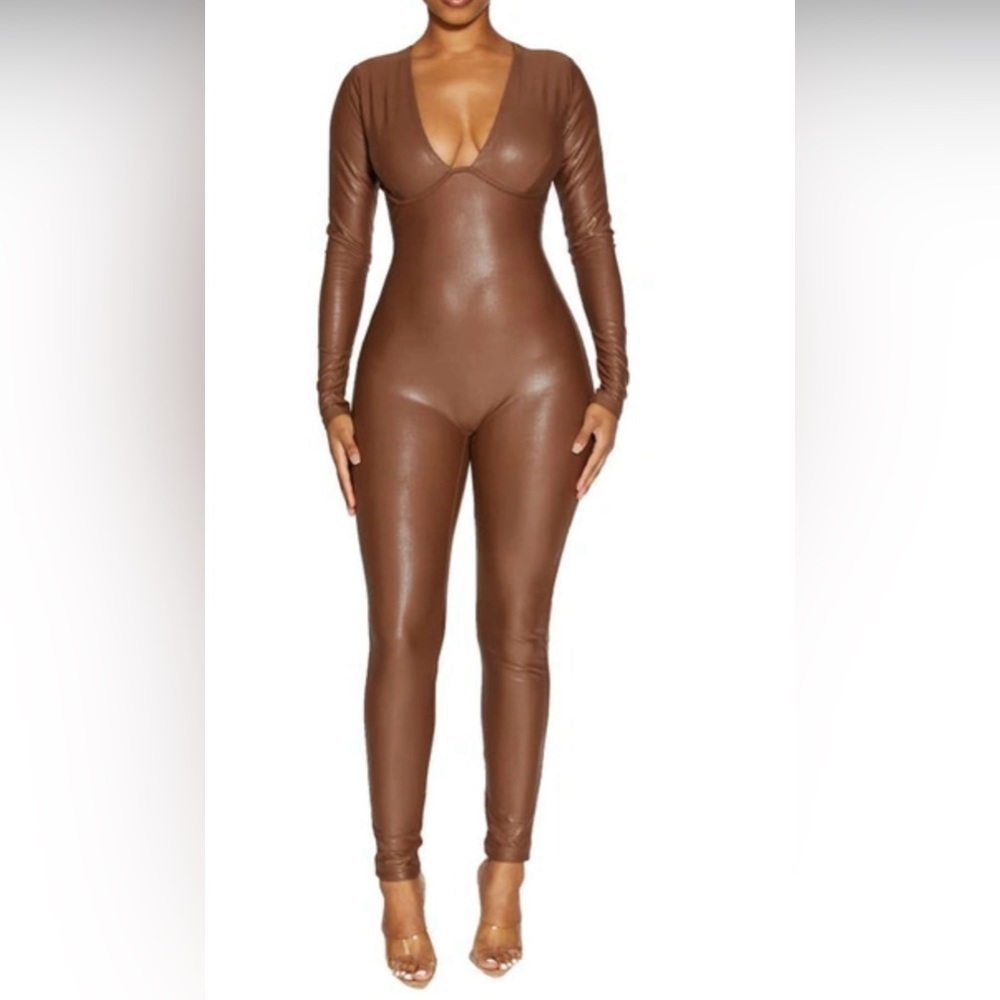 Brown jumpsuit